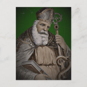 Bijbel en personeel van Saint Patrick Briefkaart