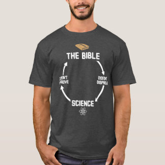 Bijbel en wetenschap verspreiden elkaar niet t-shirt