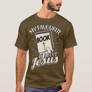 Bijbel favoriet Boek Jezus T-shirt