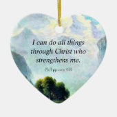 Bijbel, Filippenzen 4:13, Keramisch Ornament (Voorkant)