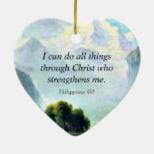 Bijbel, Filippenzen 4:13, Keramisch Ornament (Achterkant)