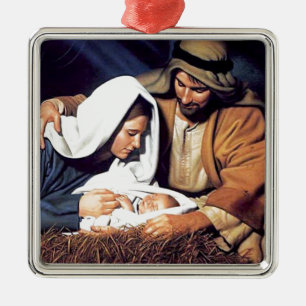 bijbel geloof Jezus Christus inspirerend bidden ge Metalen Ornament