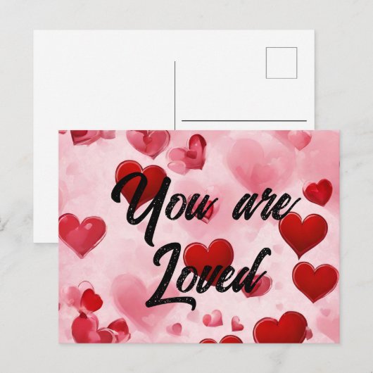 Bijbel Groet Ansichtkaart Je Wordt Geliefd Briefkaart (Voorkant / Achterkant)