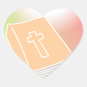 Bijbel Hart Sticker