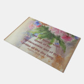 Bijbel helpt u te troosten deurmat (Schuin)