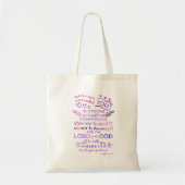 Bijbel Joshua 1:9 Canvas tas (Voorkant)