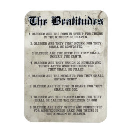 Bijbel Matteüs 5 Zaligsprekingen op de berg Magneet