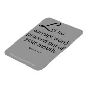 Bijbel Quotes Agrainofmustardseed.com Magneet (Linkerzijde)