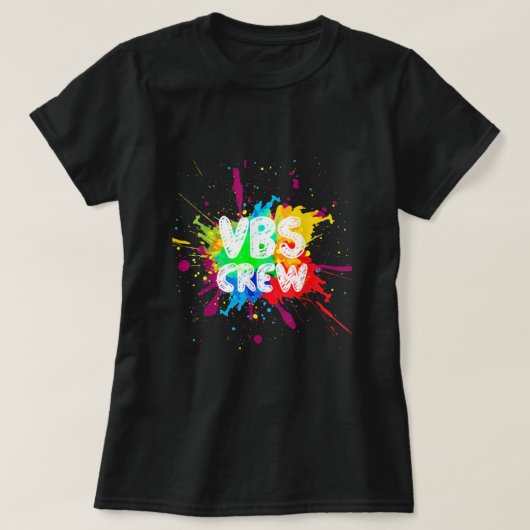 Bijbel schoolschilder van de bemanning van de scho t-shirt (Design voorkant)