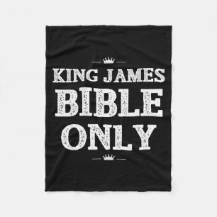 Bijbel Schriftuur Verzen King James Bijbel Christe Fleece Deken