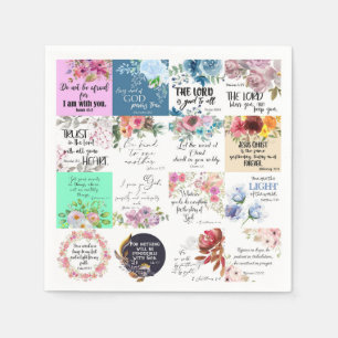 Bijbel vers kaarten Papier Servet