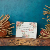 Bijbel Verse Elegant Waterverf Fotoplaat (Zijkant)