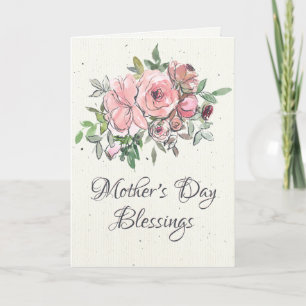 Bijbel Verse Floral voor moederdag Feestdagen Kaart