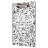 Bijbel Verse Girly Hand Lettered Scripting Floral Klembord (Links)