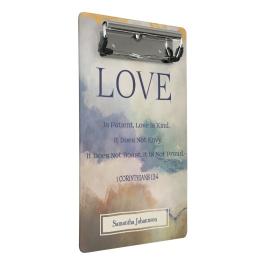 Bijbel Verse Mini Klembord (Schuin)