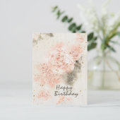 Bijbel Verse Pink Rose Briefkaart (Staand voorkant)