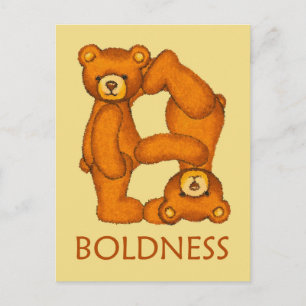 Bijbelbare Beren ~ Boldness-scripts Briefkaart