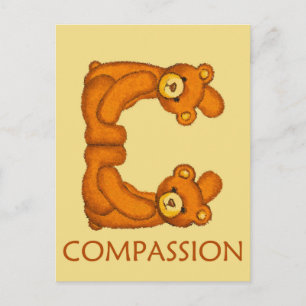 Bijbelbare Beren ~ Compassion Scripts ~ Flashcards Briefkaart