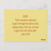 Bijbelbare Beren ~ EXert ~ Flashcard Briefkaart (Achterkant)