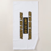 Bijbelbare versie van Amos 3:3 KJV-scripts Strandlaken (Voorkant)