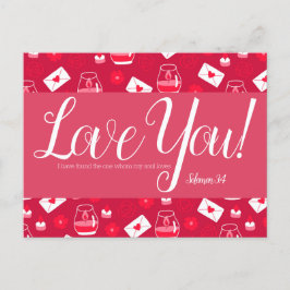 BijbelBriefkaart van de kattenbank van de Valentij Briefkaart