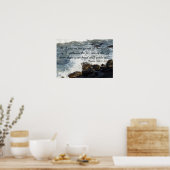 Bijbelcitaat Psalm 139:9-10 poster (Keuken)