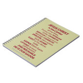 Bijbelcitaten Bijbelstudie Notitieboek (Linkerzijde)