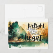 Bijbelgroet kaart verrukking (Voorkant / Achterkant)