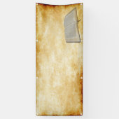 Bijbelklep Blank Kerk Spandoek (Verticaal)