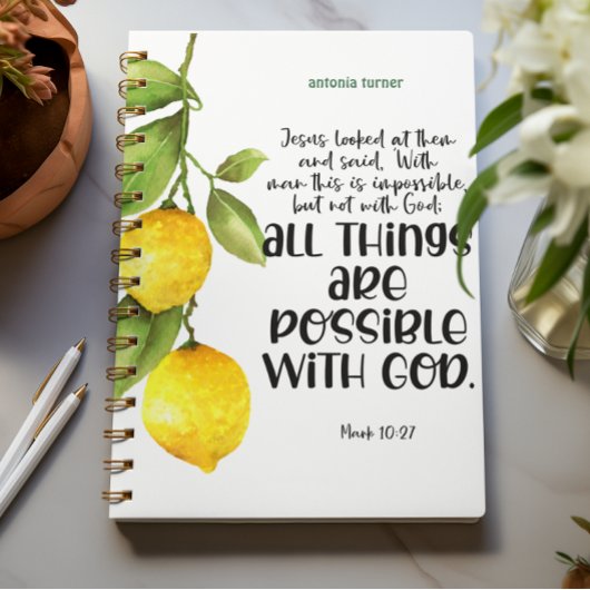 Bijbellenverdraaiing Lemon Planner