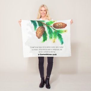 Bijbellenverdraaiing Pine Fleece Blanket Deken