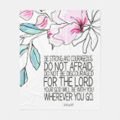 Bijbellenverfloreltje Fleece Blanket (Voorkant)