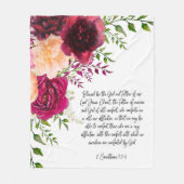 Bijbellenverfloreltje Fleece Blanket Deken (Voorkant)