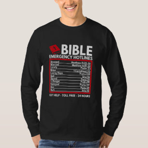 Bijbelnummers Christelijke Bijbel & Jezus T-shirt