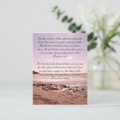 Bijbelpassage, de grond briefkaart (Staand voorkant)