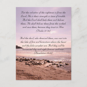 Bijbelpassage, de grond briefkaart