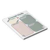 Bijbelpassage Notitieblok (Schuin)