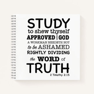 Bijbelprijsopgave 2 Timothy 2:15 Journal Notitieboek