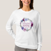 Bijbelprijsopgave: Arise and Shine Isaiah 60 1 T-shirt (Voorkant)