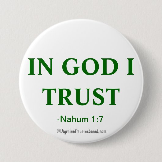 Bijbelprijsopgave Ronde Button 7,6 Cm (Voorkant)