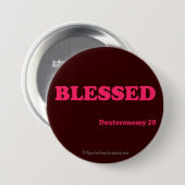 Bijbelprijsopgave Ronde Button 7,6 Cm (Voorkant /achterkant)