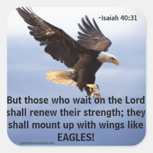 Bijbelprijsopgave Vierkante Sticker