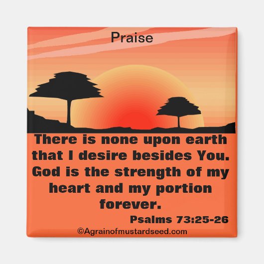 Bijbelprijzen Inspirerend Magneet (Voorkant)