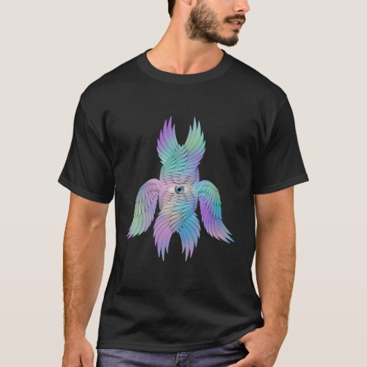 Bijbels nauwkeurige engel regenboog serafijn t-shirt (Voorkant)