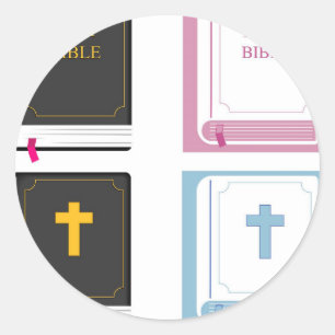 bijbels ronde sticker