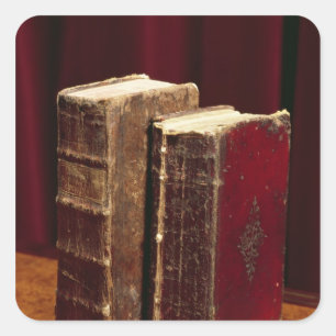 Bijbels van Lord Byron en Augusta Leigh Vierkante Sticker