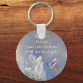 Bijbelscript Psalm 56:11 Niet te bepalen prijsopga Sleutelhanger (Voorkant)