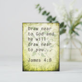 Bijbelscriptie citaat  grunge briefkaart (Staand voorkant)