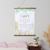 Bijbelscriptlamentaties 3 Fantastische getrouwe ge Hangend Wandkleed (Slaapkamer)