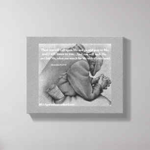 Bijbelscripts Inspirerend Canvas Afdruk